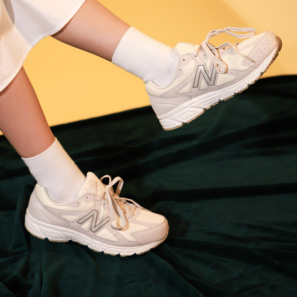 Кроссовки New Balance Nb 480 Beige (Женская размерная сетка)
