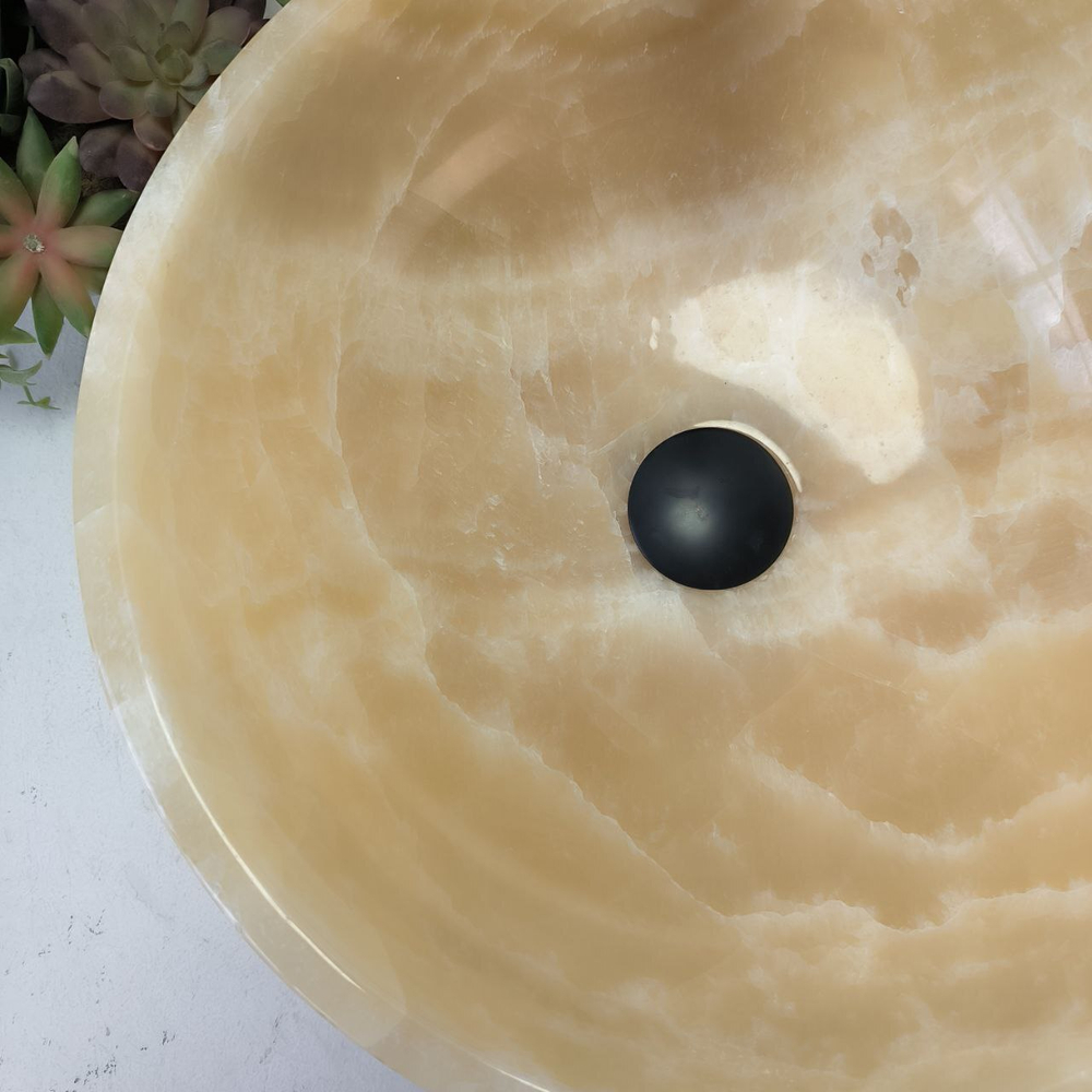 Раковина из оникса Bowl Yellow TinLip BO-62978 40*40*15 40