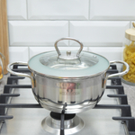 Кастрюля 1,6л со стеклянной крышкой Bella Cucina