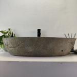 Раковина из речного камня RS-63543 (75*44*16) 0124
