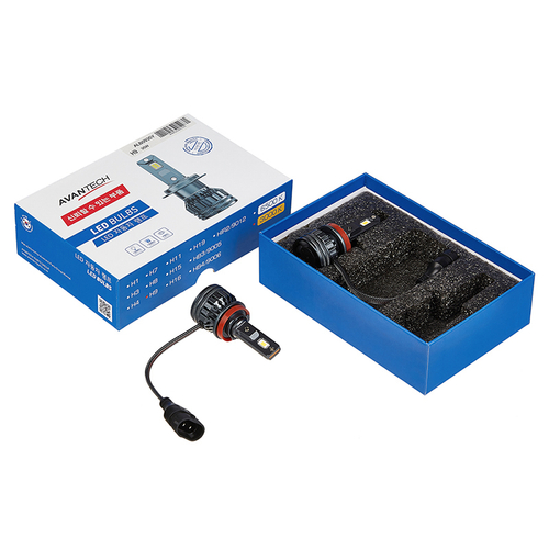 Лампа светодиодная LED Avantech H9 12V 35W, 4300K 3500lm (комплект 2 шт.) ALB0935Y