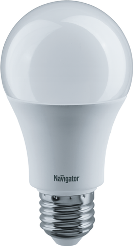Лампа светодиодная 71 296 NLL-A60-12-230-2.7K-E27 (Standard) 12Вт грушевидная 2700К тепл. бел. E27 900лм 176-264В Navigator 71296