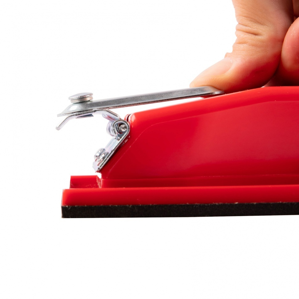 Брусок для шлифования, 210 х 105 мм, пластиковый с зажимами Matrix