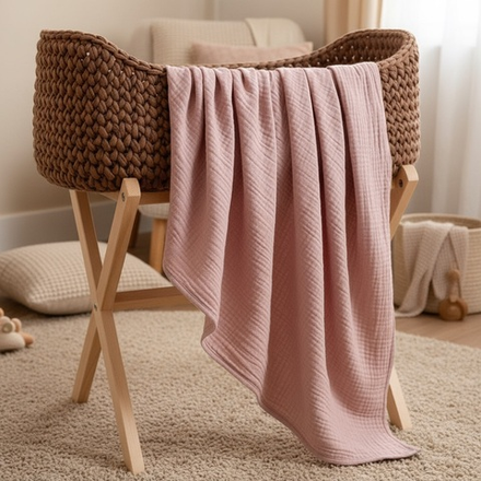 Пеленка муслин "Пудра"