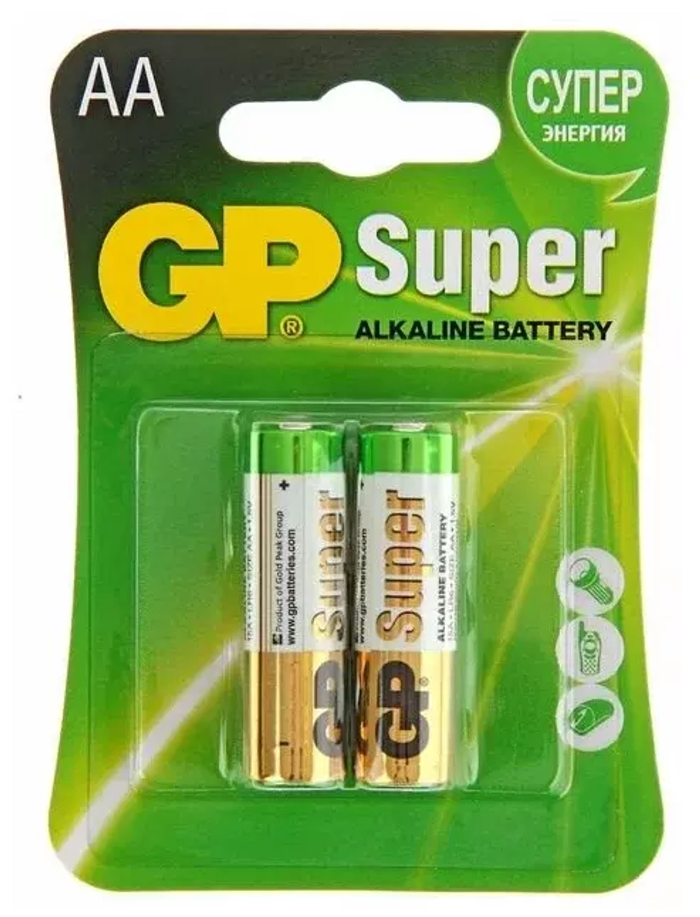 Батарейка алкалиновая AA/LR6 GP