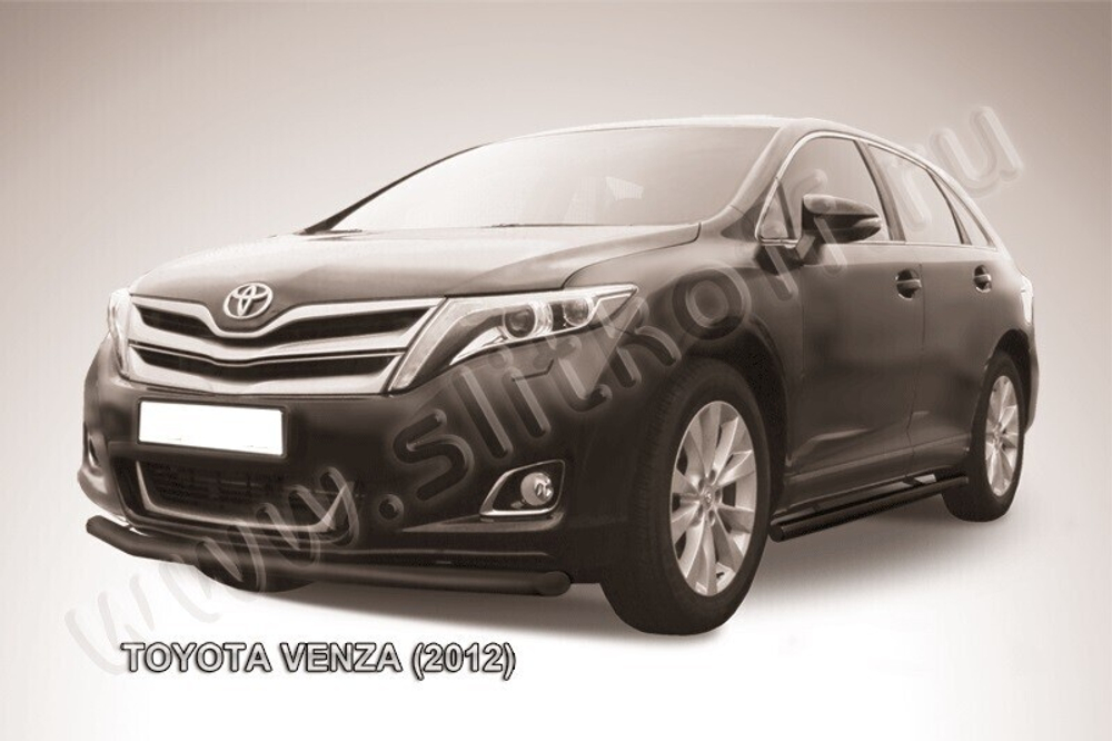 Защита переднего бампера Toyota Venza (2012-2017) d57 черная