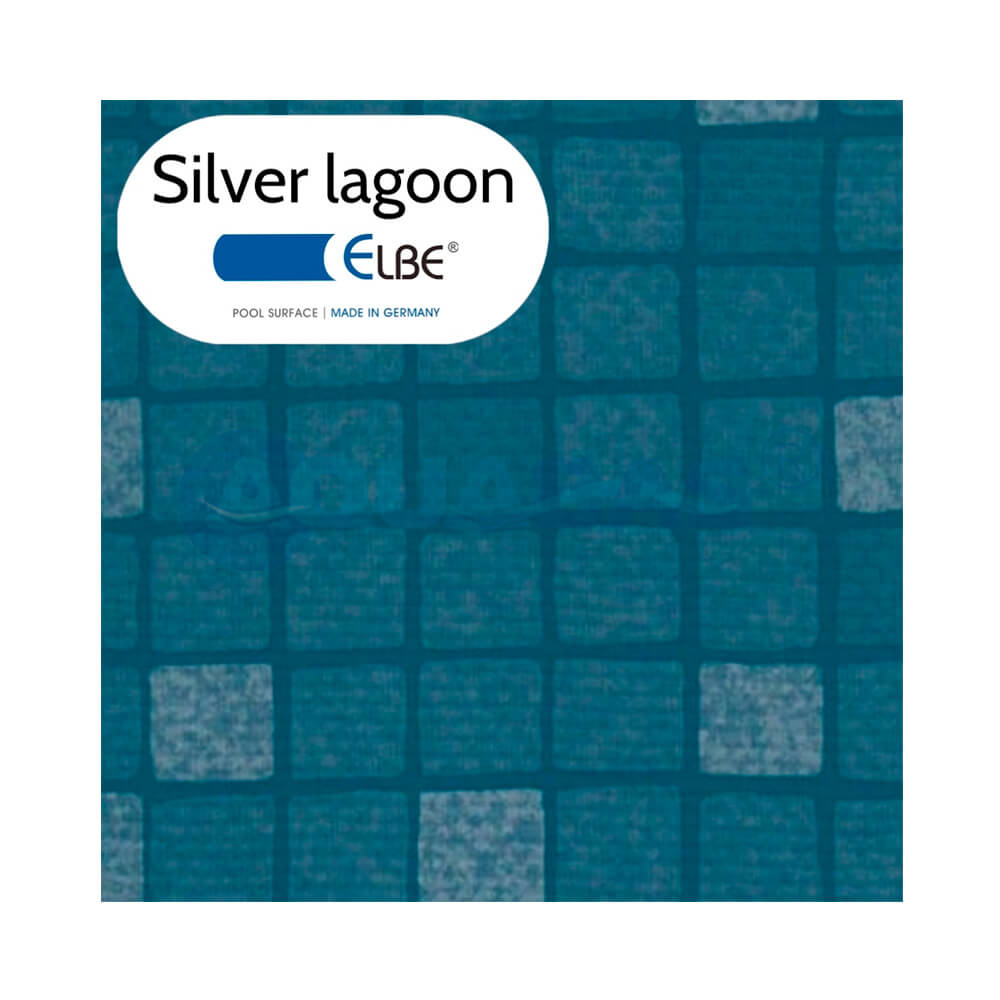 Пленка ПВХ Elbtal Pearl Silver Lagoon 1,6мм 25х1,65м со светоотражающими элементами (2000939)