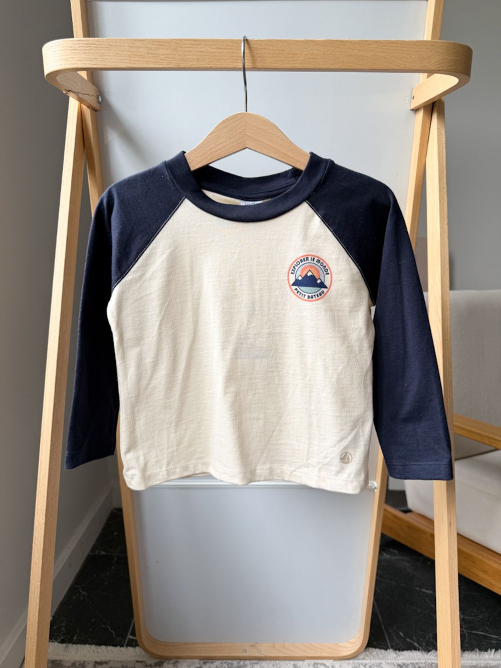 Хлопковый лонгслив Petit Bateau, 98
