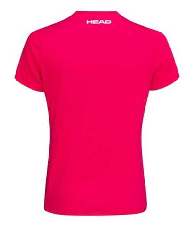 Женская теннисная футболка Head Padel TYPO T-Shirt W - magenta