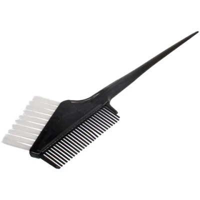 Расчёска - кисть для окрашивания, 20,5 × 7 см, цвет чёрный