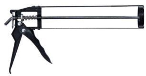 Пистолет д/герм. скелет., 6-гр.шток 310мл  корп.мет1,6мм, шток6мм Эконом / Монтажник  600101