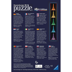 Ravensburger - 3D пазл Эйфелева башня LED Night Edition 125791 / артикул   125791  / GTIN 4005556125791