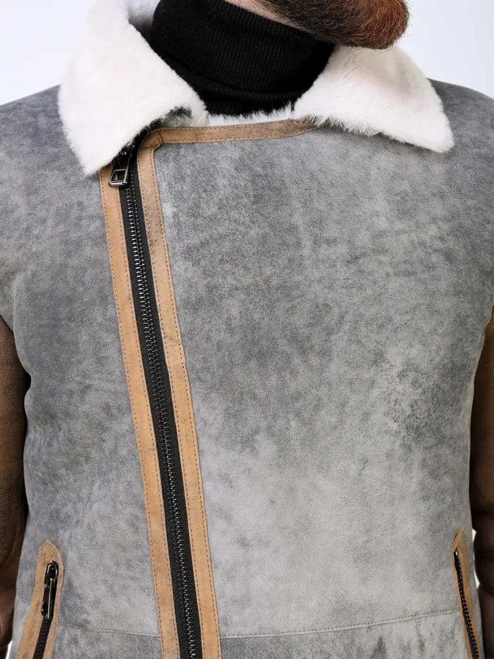 Дубленка зимняя натуральная косуха