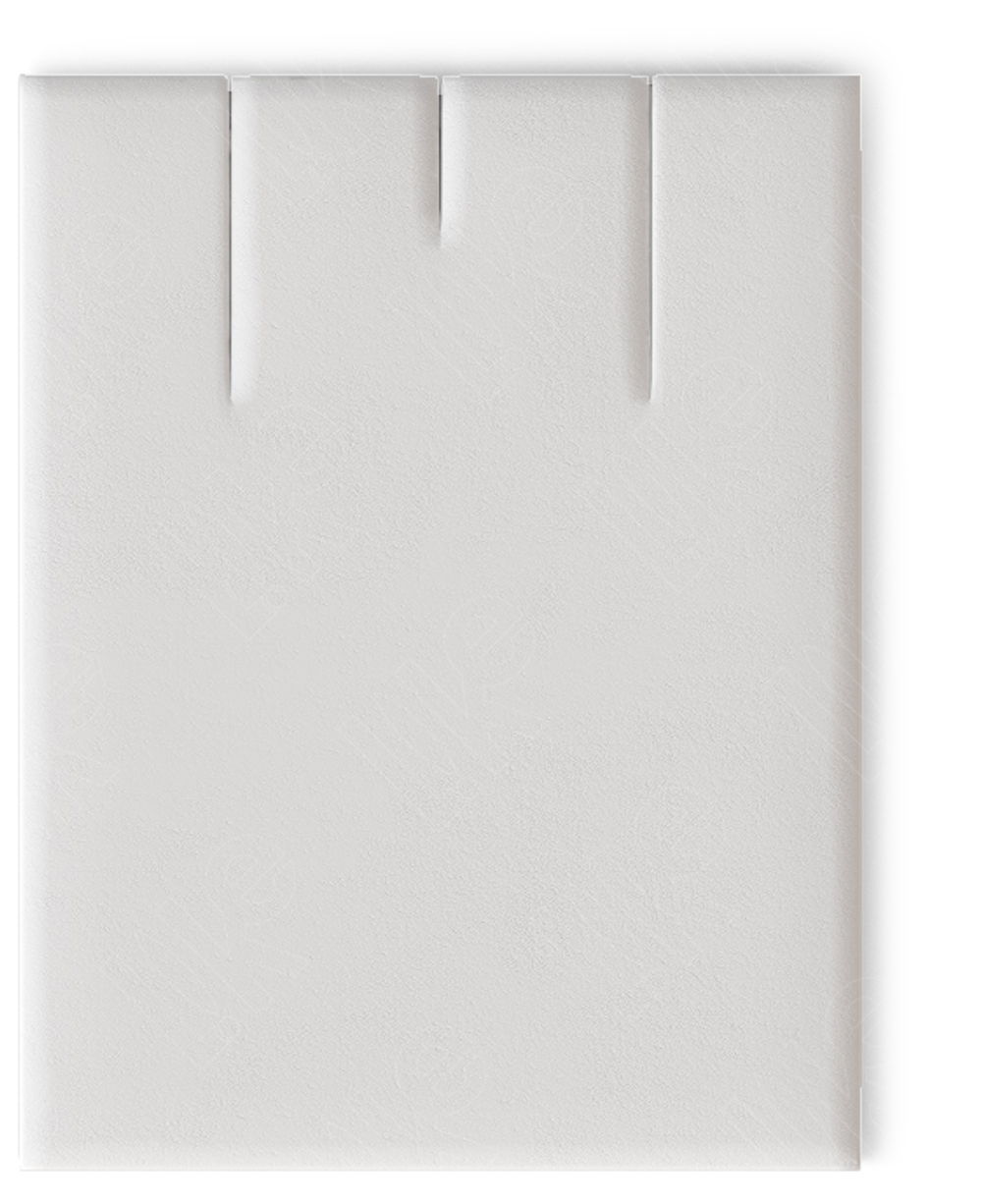 Вкладыш 08/наклонный/для серег/подвески/2 прорези/прорезь для нитки