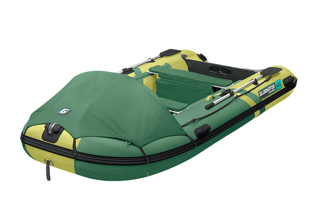 Лодка ПВХ Gladiator Active C400AL с алюминиевым полом