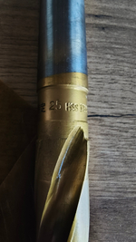 Сверло зенкер 25х281х160 H11 по металлу с коническим хвостовиком DIN345 HSSE-Co5 KM2 TiN