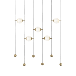 Подвесной светильник MD22001013-5AY-001 gold