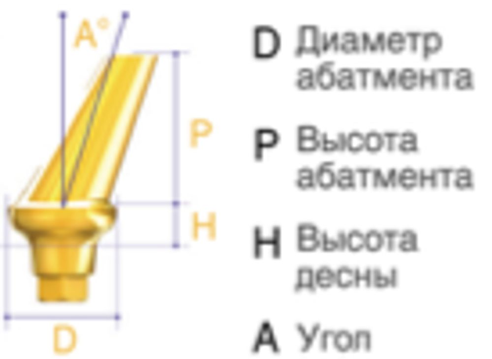 Абатменты титановые угловые 15° MEGAGEN ANYRIDGE