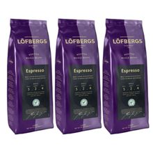 Кофе в зернах Lofbergs Espresso 400 гр 3 шт