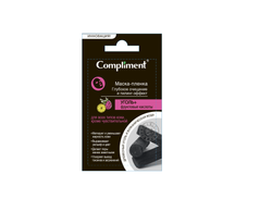 Compliment саше УГОЛЬ+ Фруктовые кислоты маска-пленка глубокое очищение и пилинг- эффект