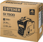 Генератор инверторный Steher GI-1500 1200 Вт