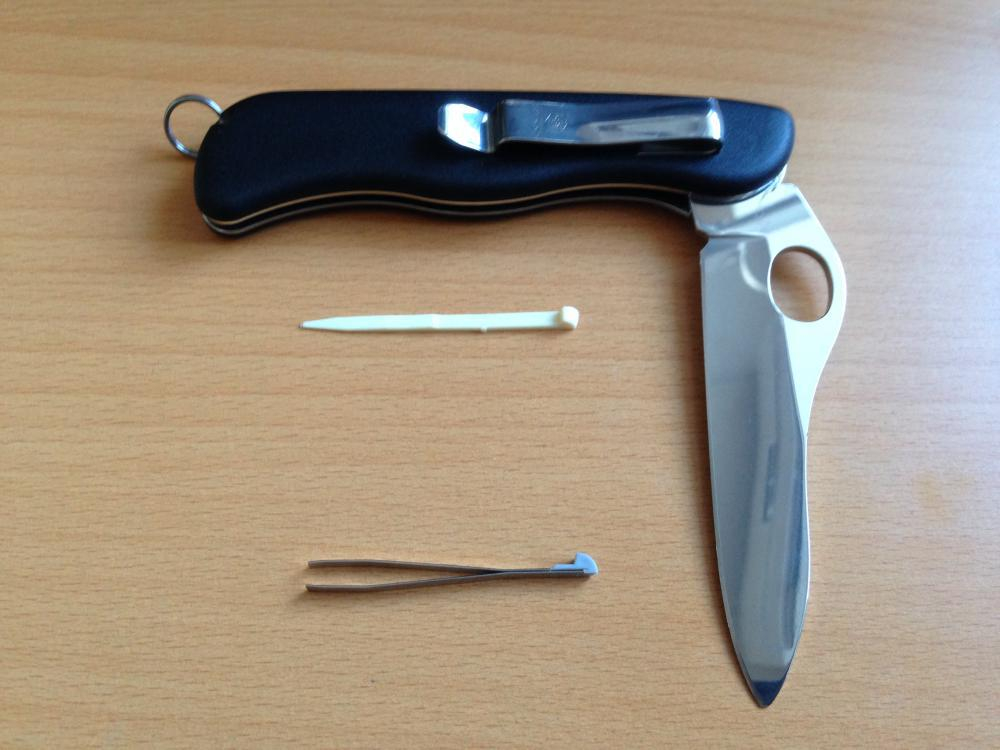 Нож Victorinox Sentinel one hand Belt-clip, 0.8416.M3