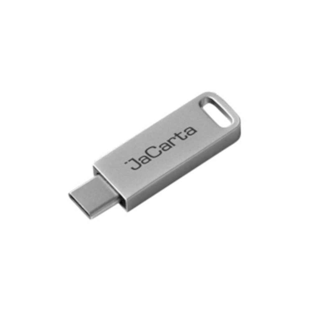 USB-токен JaCarta PKI, металлический корпус, разъем Type-C. Сертификат ФСТЭК России.