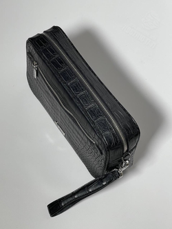 Клатч Zilli из кожи крокодила