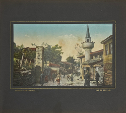 Старый Стамбул. Серия цветных фотолитографий в паспарту. Нач. XX в.