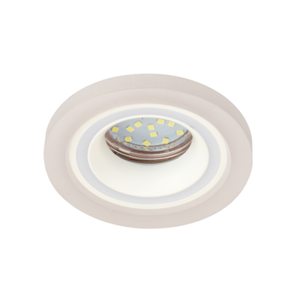 Встраиваемый светильник декоративный ЭРА DK90 WH MR16/GU5.3 белый