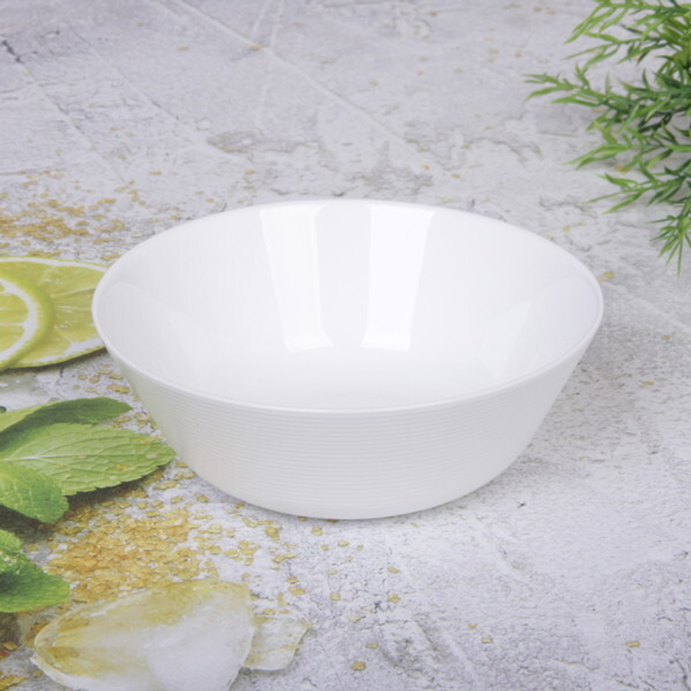 Салатник «White magic» 600мл стеклокерамика Полоска