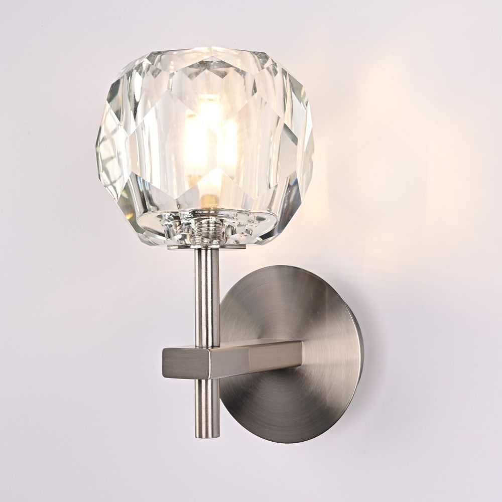 Бра Boule De Cristal Single Sconce Никель By Imperiumloft