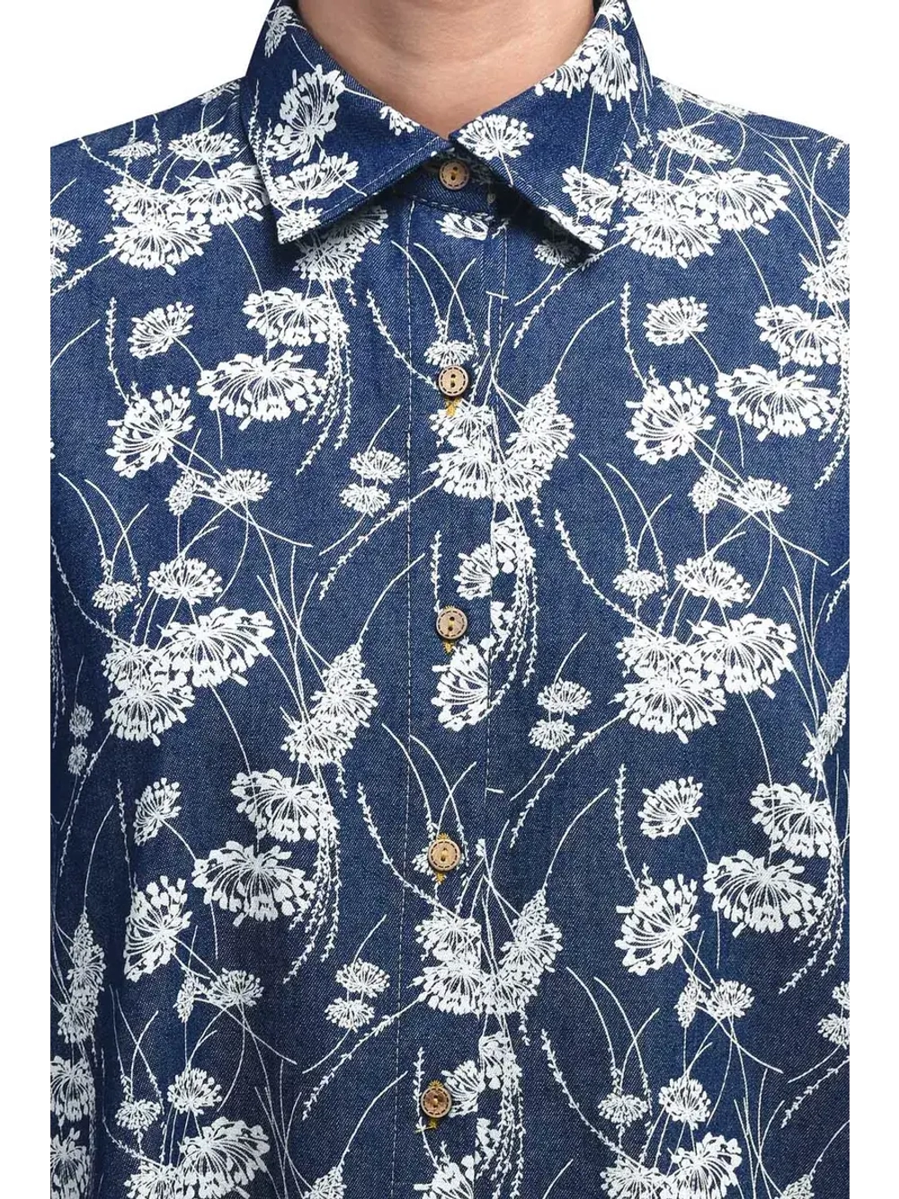 Блузка рубашка расклешенная