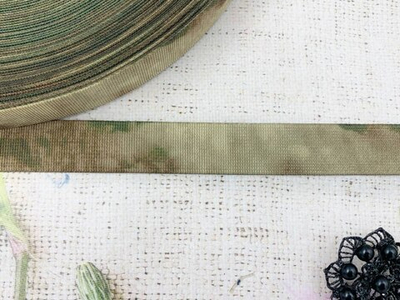 Лента ременная стропа 300D, ш. 5 см, 44 гр/м, камуфляж мох