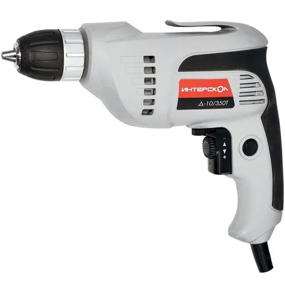 Дрель безударная "ИНТЕРСКОЛ" Д-10/350ЭР(Т)