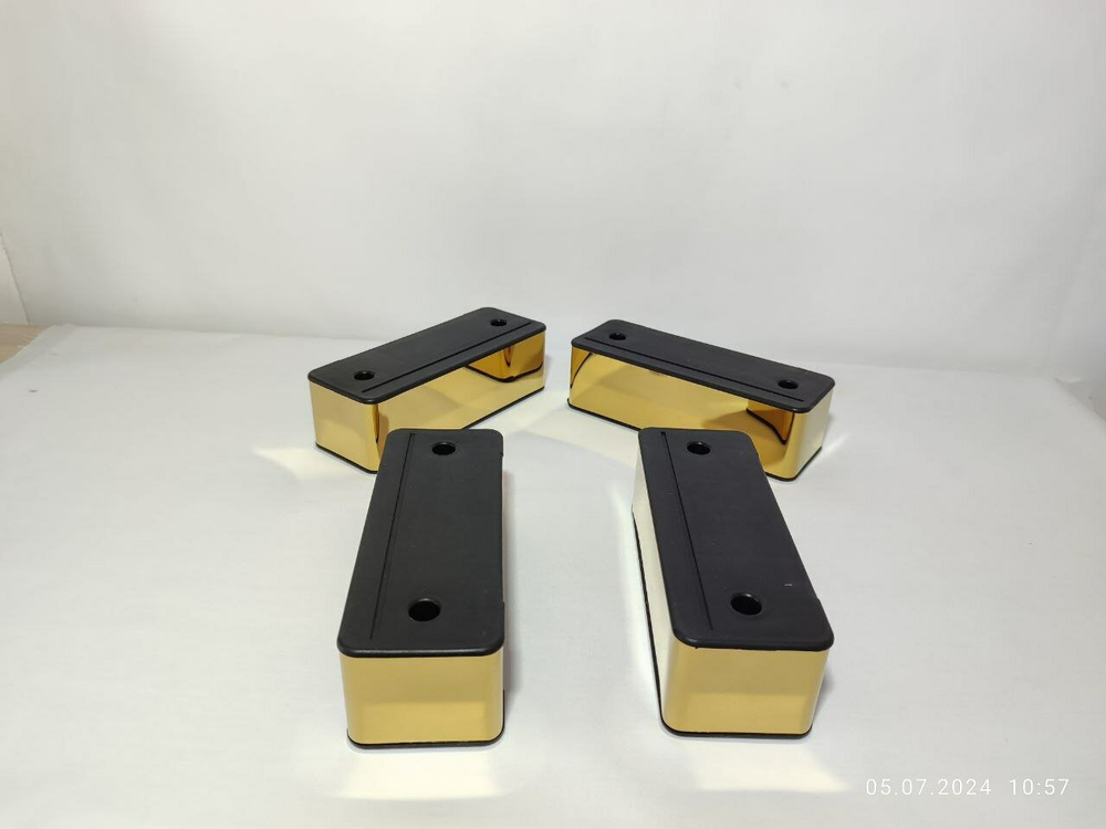 Ножки для мебели Пластиковые Золото