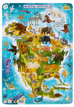 Пазл в рамке 53эл. "Северная Америка" (Dodo)