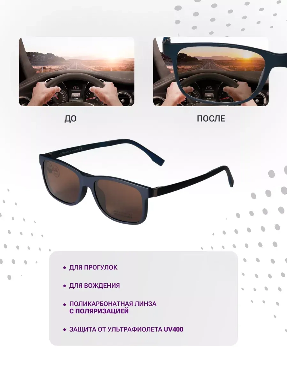 Оправа с магнитными накладками 4в1