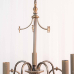 Винтажный торшер из латуни