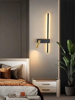 Светильник настенный светодиодный линейный, 4000К, 10Вт, 51 см, левый