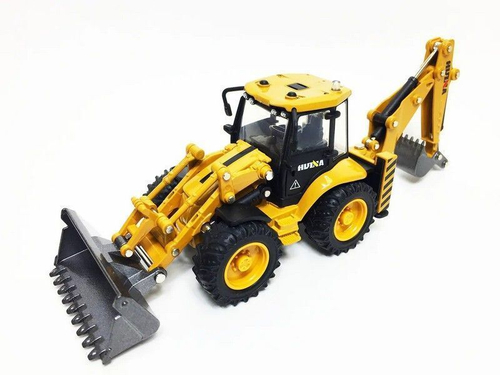 Металлический колесный экскаватор 1:50