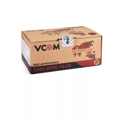 Vcom Коннекторы RJ-45 (8P8C) для UTP кабеля 6кат. ( упаковка 100 шт.)&lt;NM006-1/100&gt;
