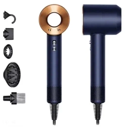 Фен Dyson Supersonic HD07, синий/медный (Prussian blue/Copper)