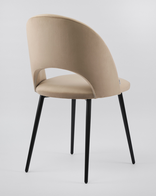 Стул MyFar Бенедикт капучино велюр (комплект 2 шт) MF1010-2