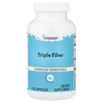 Vitacost, Triple Fiber, 100 Capsules