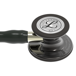 Стетоскоп Littmann Cardiology IV, черный, дымчатая акустическая головка, ствол цвета шампанское (6204)