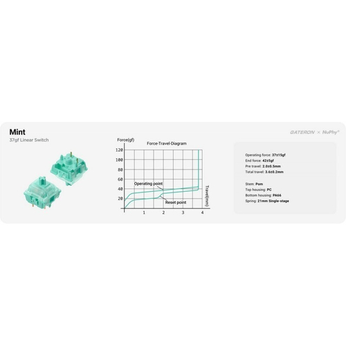 Беспроводная механическая клавиатура QMK Nuphy Halo75 V2 Obsidian Black, RGB, Hot Swap, Mint Switch (Halo75v2-OB-33)