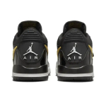 Jordan Legacy 312 Low Black Metallic Gold GS