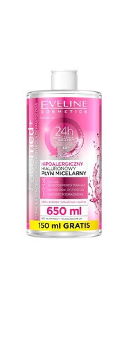 Eveline Cosmetics FaceMed+ - очищающая мицеллярная вода /   650  ml  / GTIN 5901761983975