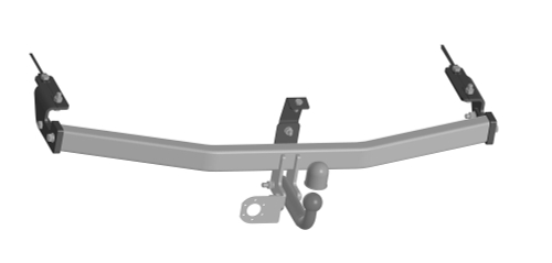 Фаркоп Oris на Changan CS 95 restyle 2018 - (паспорт и сертификат в комплекте,без электрики) 9027-A